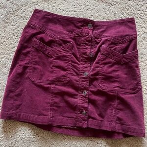 Free People corduroy skirt